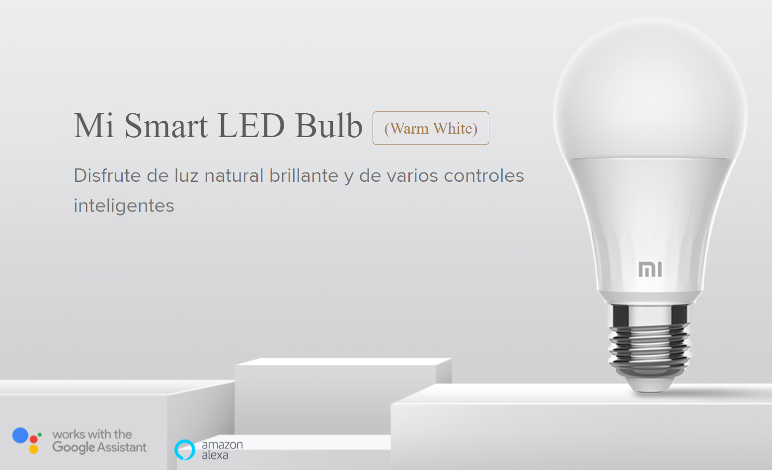 Lampara Mi Led Smart Bulb Xiaomi Blanco Calido — MdeOfertas