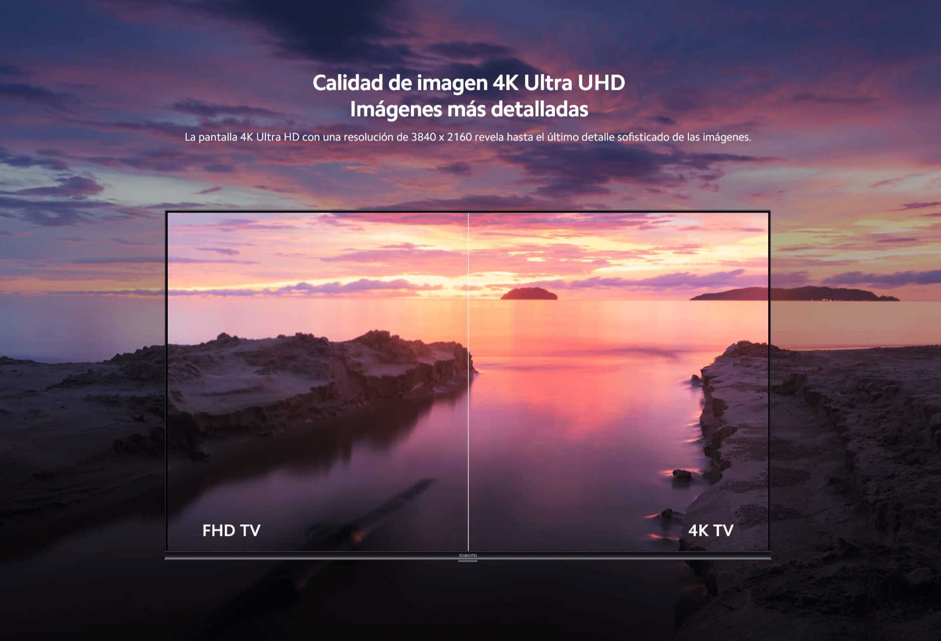 Televisor Tv Xiaomi Mi Tv 55 L55m6-6arg 4k Ultra Hd (3840 X 2160) Wifi  Android Tv 10 Control Por Voz